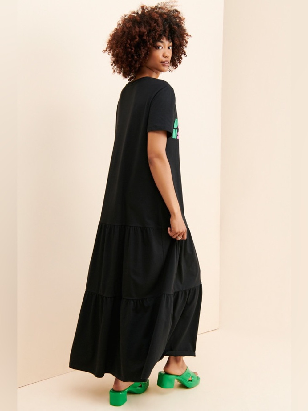Farm Rio Dress In Happiness T-Shirt Dress - Picture 2 of 5